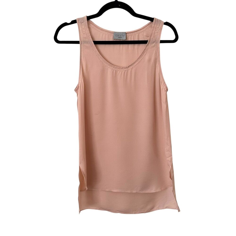 GREY‎ JASON WU Eyelet Trim Blouse NWOT Sz 4